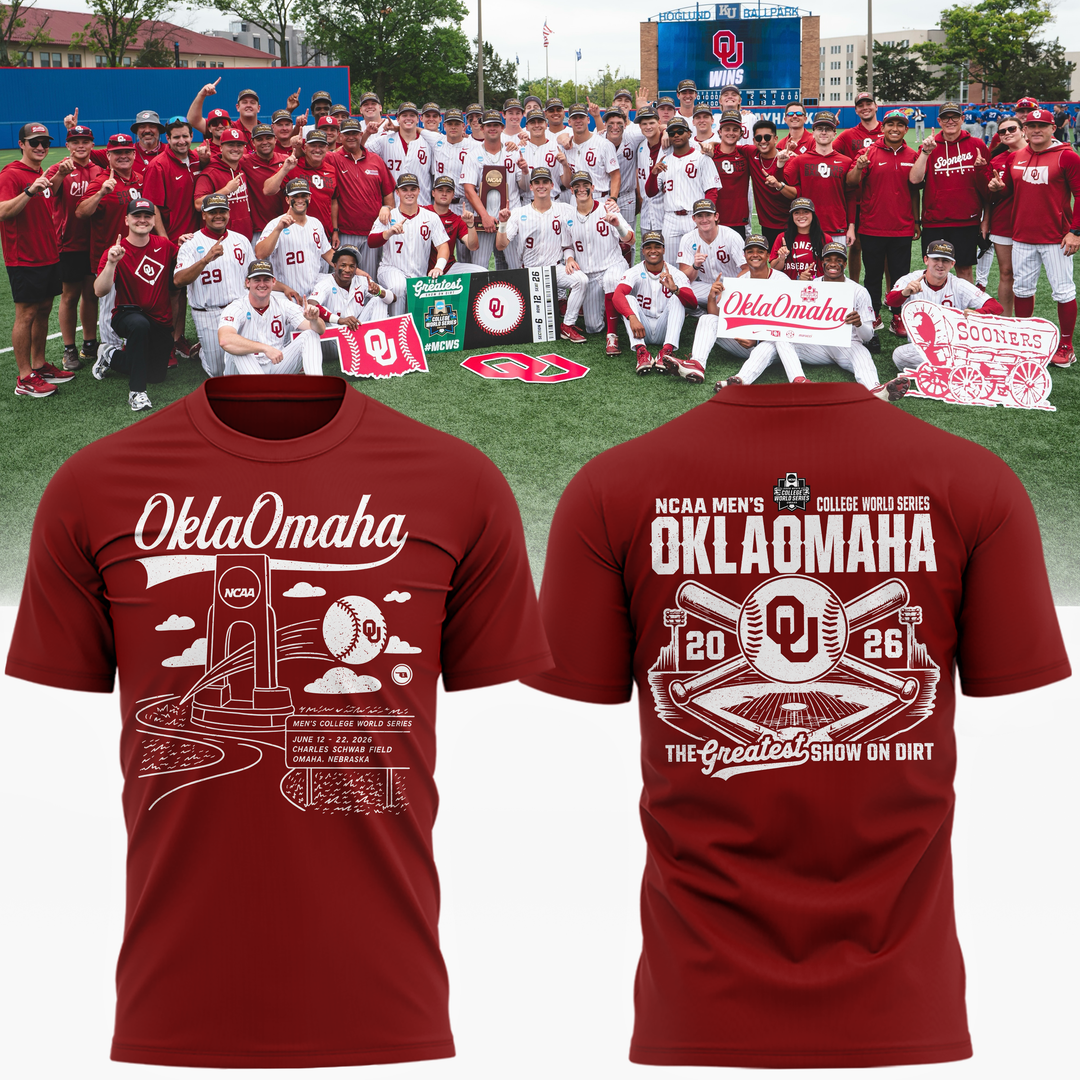 Oklahoma Sooners 2026 NCAA Baseball National Champions Tshirt