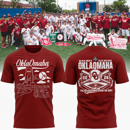 Oklahoma Sooners 2026 NCAA Baseball National Champions Tshirt