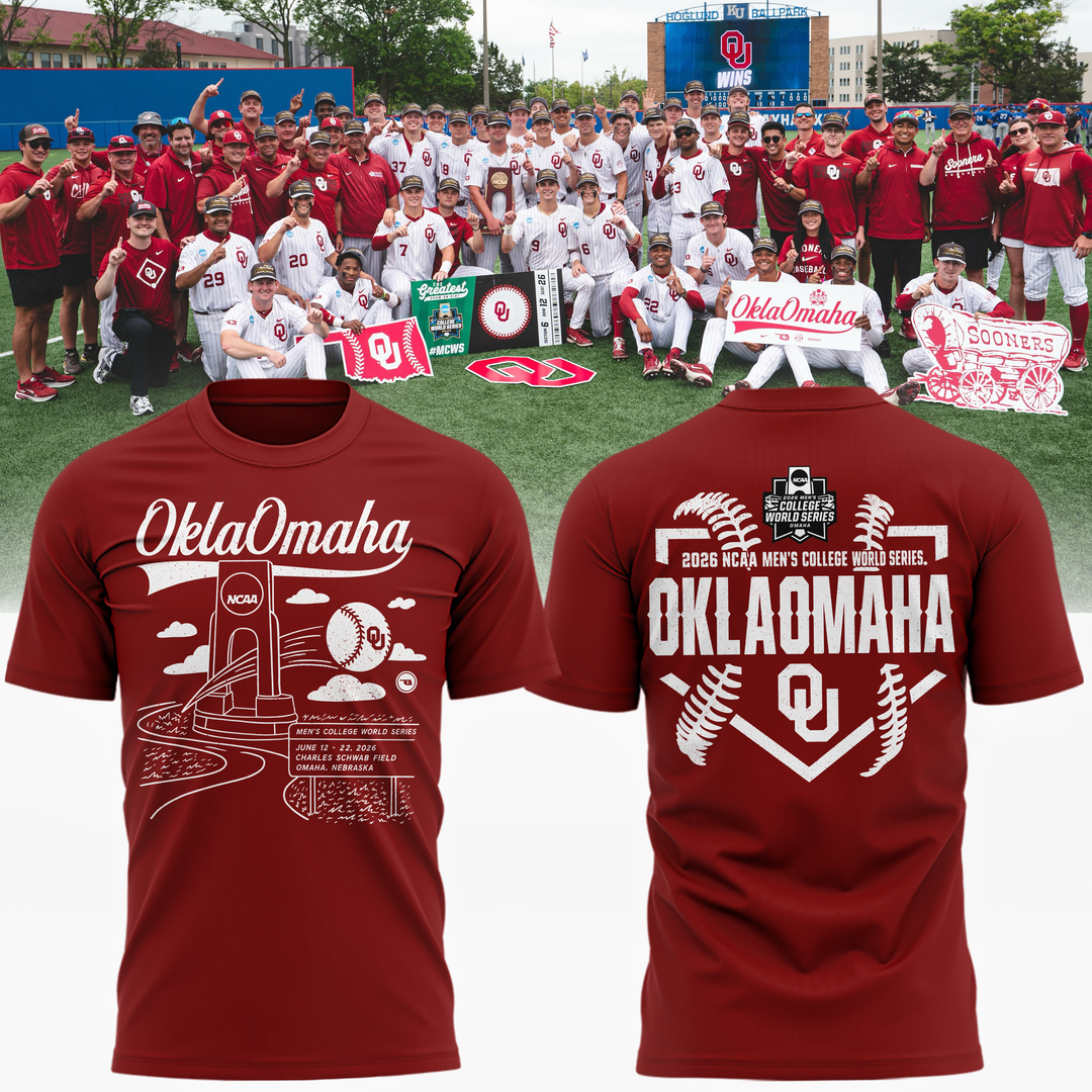 Oklahoma Sooners 2026 NCAA Baseball National Champions Tshirt