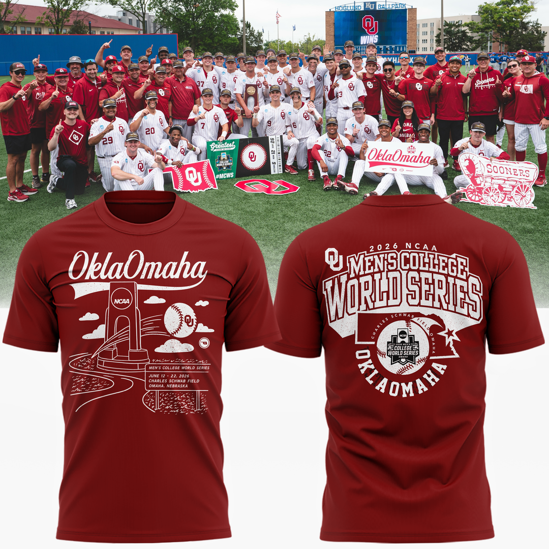 Oklahoma Sooners 2026 NCAA Baseball National Champions Tshirt