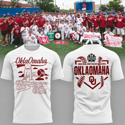 Oklahoma Sooners 2026 NCAA Baseball National Champions Tshirt