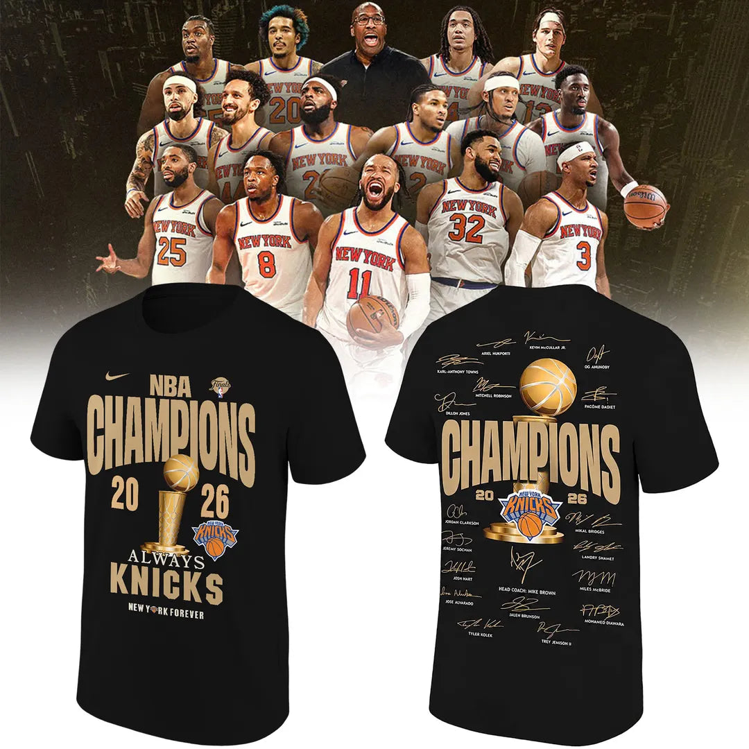 New York Knicks Basketball NBA Rings Champions Tshirt