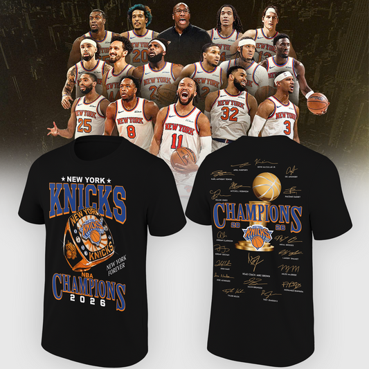 New York Knicks Basketball NBA Rings Champions Tshirt
