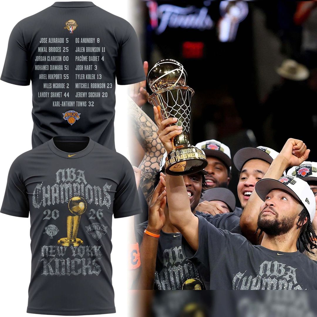 New York Knicks Basketball NBA Rings Champions Tshirt