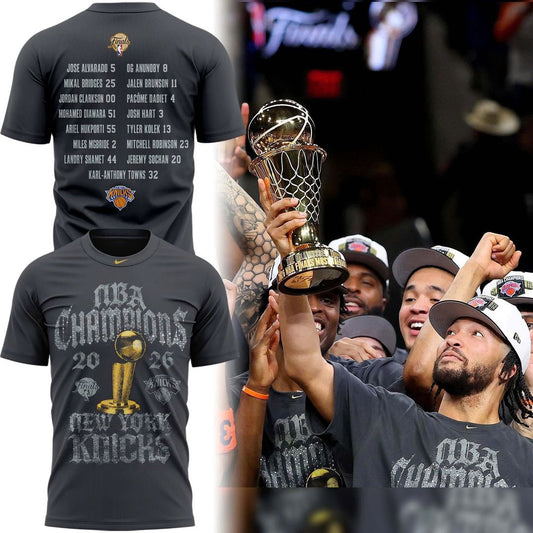 New York Knicks Basketball NBA Rings Champions Tshirt