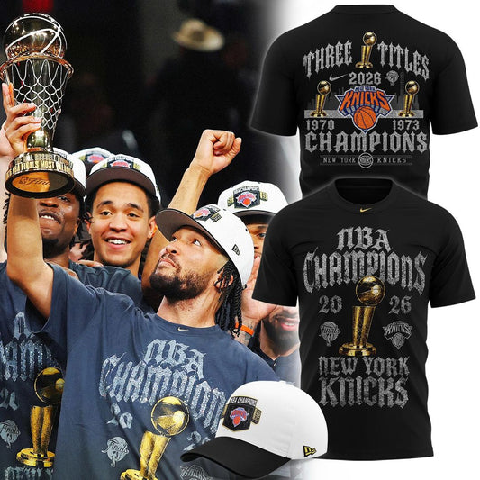 New York Knicks 2026 NBA Finals Champions Limited Edition T-Shirt