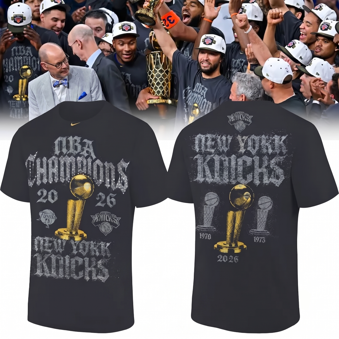 New York Knicks NBA Finals Champs Locker Room T-Shirt