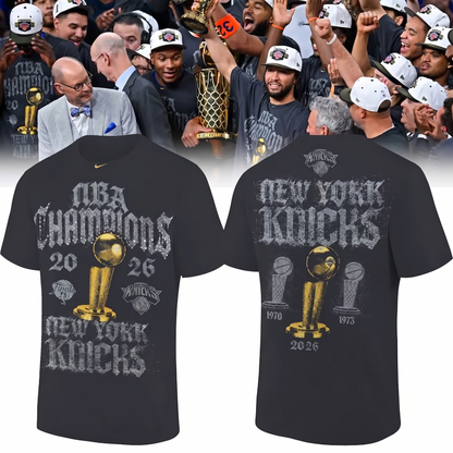 New York Knicks NBA Finals Champs Locker Room T-Shirt
