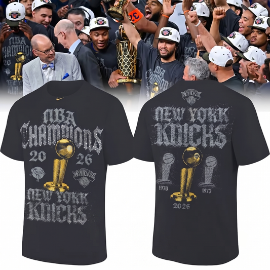 New York Knicks NBA Finals Champs Locker Room T-Shirt