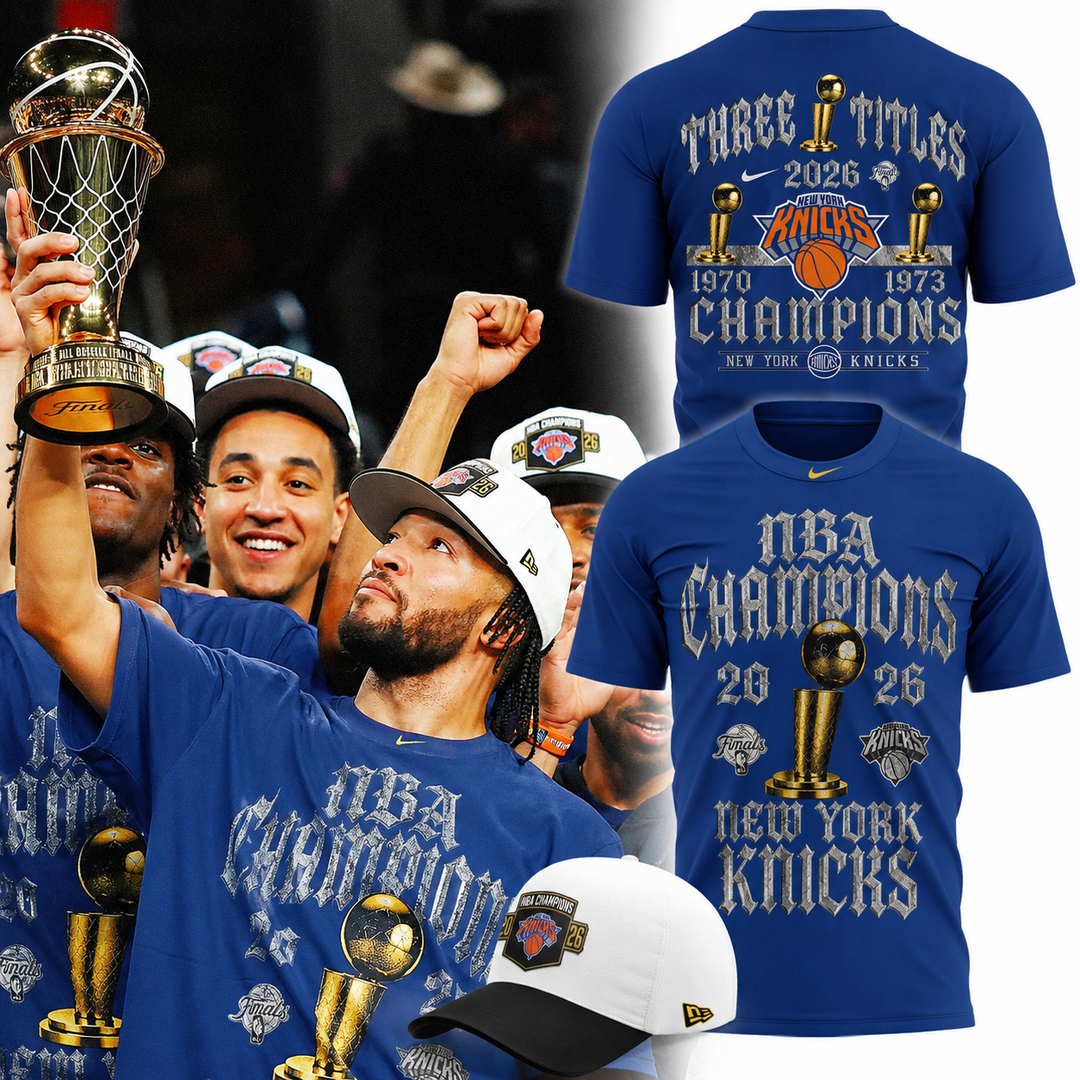 New York Knicks 2026 NBA Finals Champions Limited Edition T-Shirt