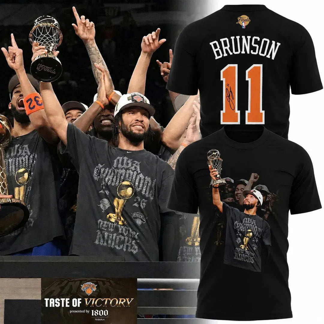 New York Knicks MVP 2026 Locker Room T-Shirt