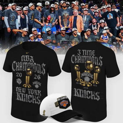 New York Knicks NBA Finals Champs Locker Room T-Shirt