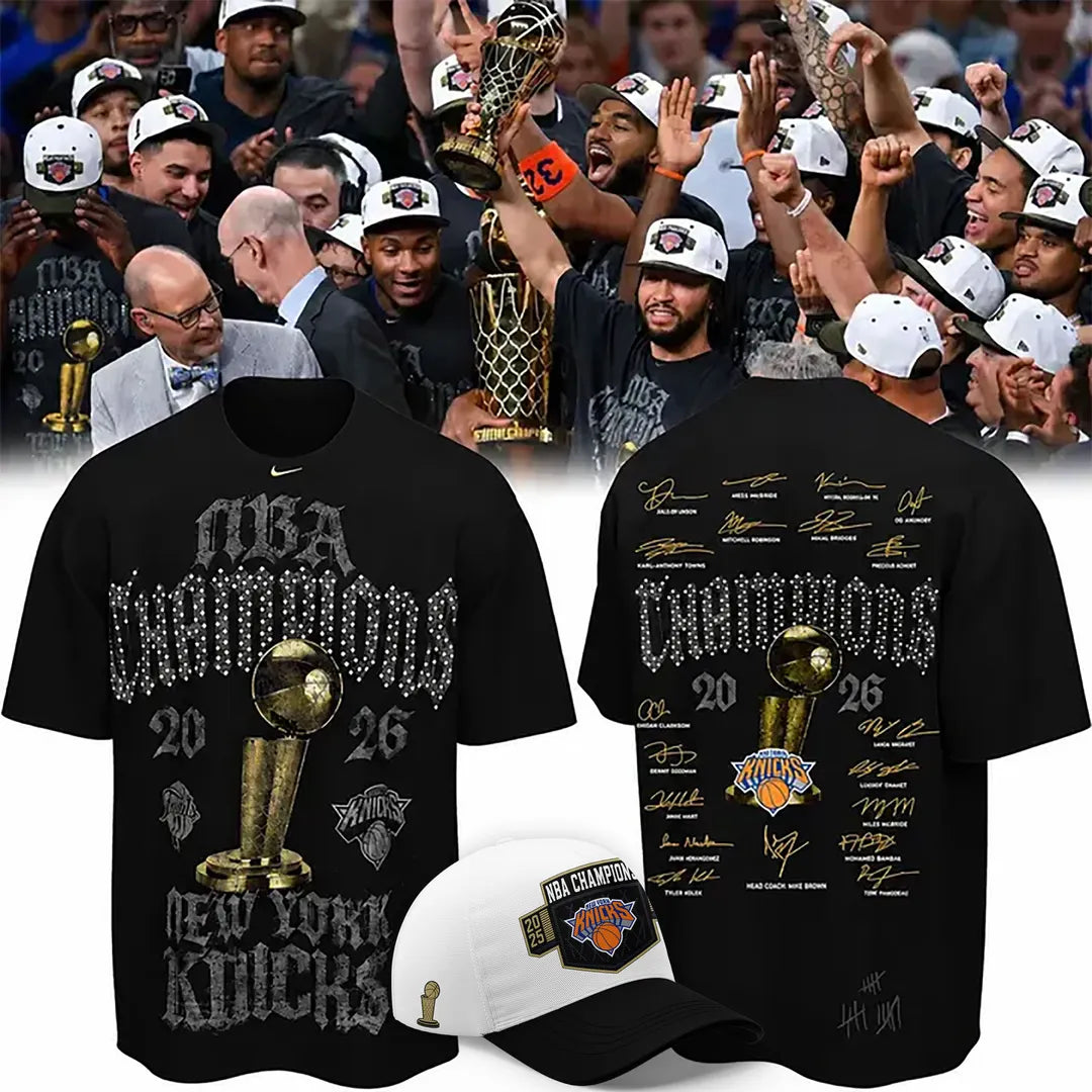 New York Knicks 2026 NBA Finals Champions T-Shirt
