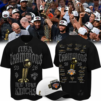 New York Knicks 2026 NBA Finals Champions T-Shirt