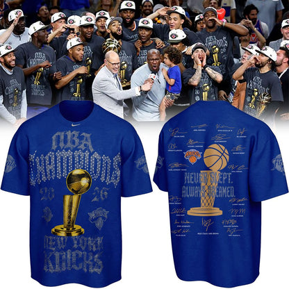 New York Knicks Basketball NBA Rings Champions Tshirt