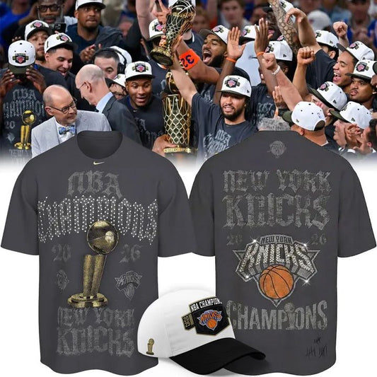 New York Knicks NBA Finals Champs Locker Room T-Shirt