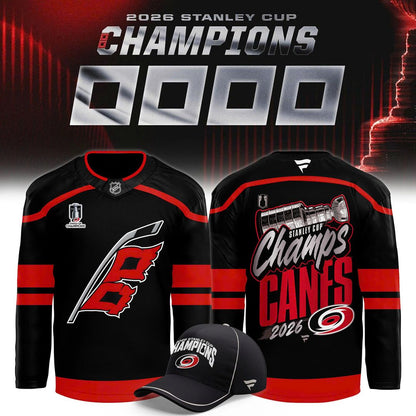 Carolina Hurricanes 2026 Stanley Cup Champions Jersey