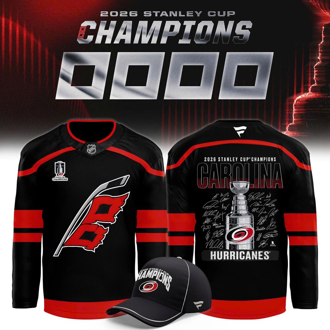 Carolina Hurricanes 2026 Stanley Cup Champions Jersey