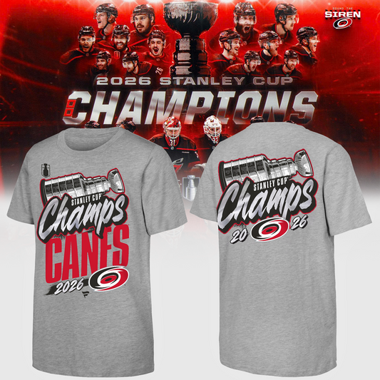 Carolina Hurricanes 2026 Stanley Cup Champions T-Shirt