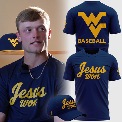 West Virginia Mountaineers JESUS WON T-Shirt