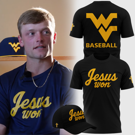 West Virginia Mountaineers JESUS WON T-Shirt