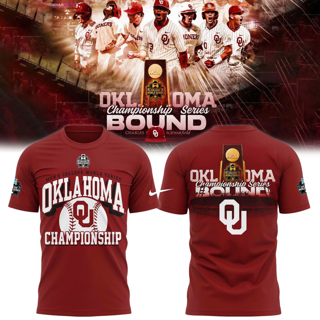 Oklahoma Sooners 2026 NCAA Baseball National Champions Tshirt