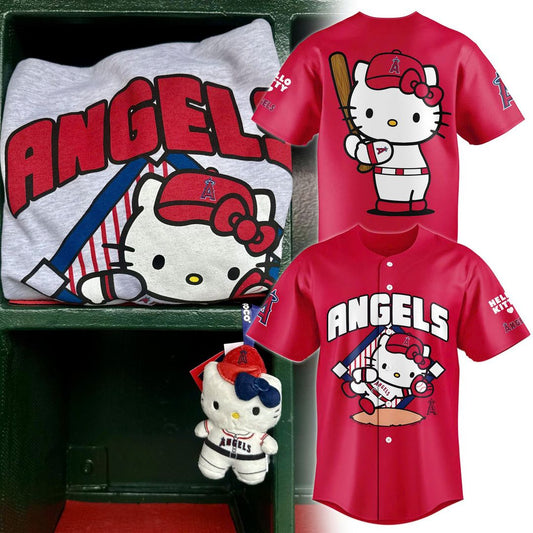 Los Angeles Angels x Hello Kitty 2026 Baseball Jersey