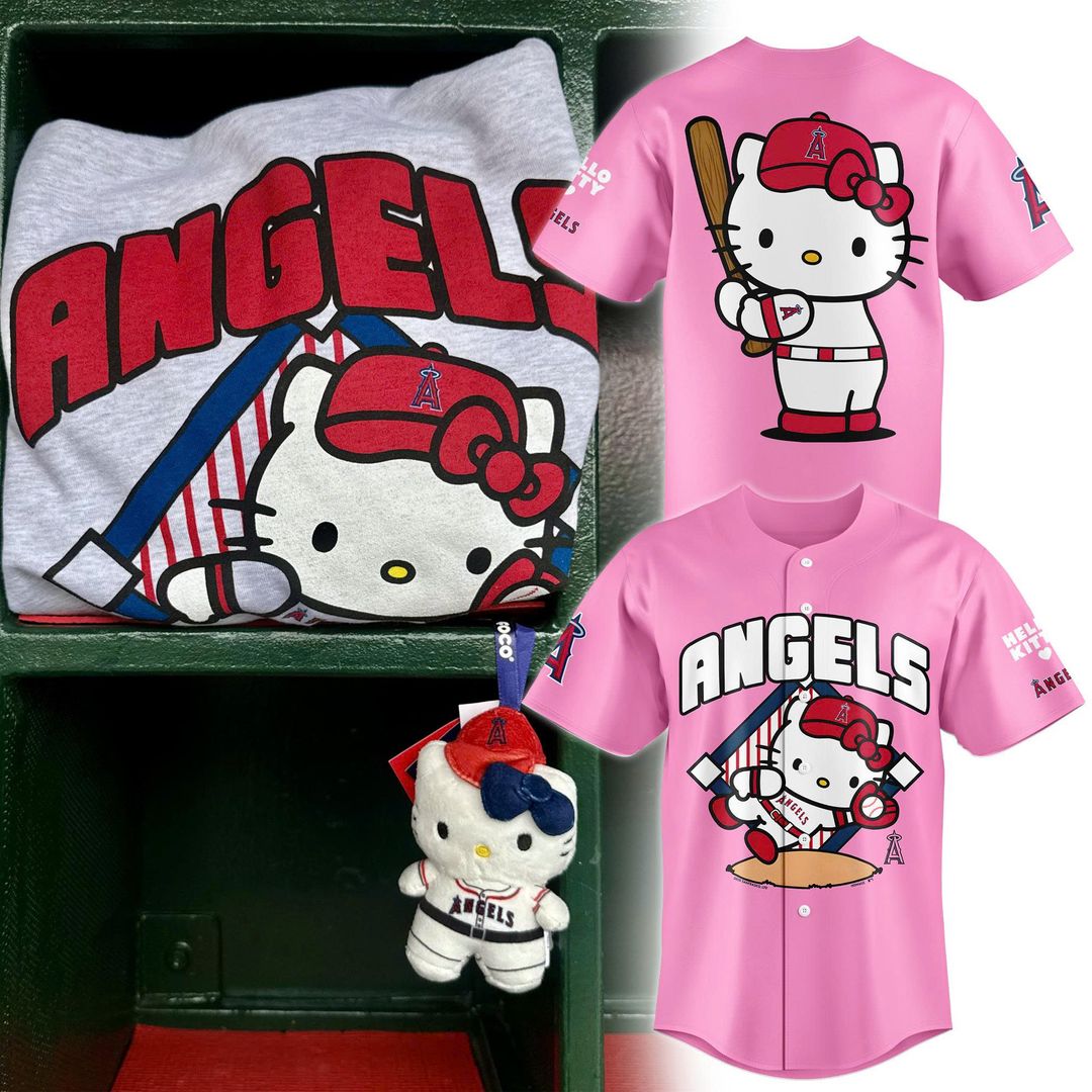 Los Angeles Angels x Hello Kitty 2026 Baseball Jersey