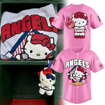 Los Angeles Angels x Hello Kitty 2026 Baseball Jersey
