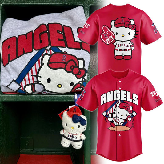 Los Angeles Angels x Hello Kitty 2026 Baseball Jersey
