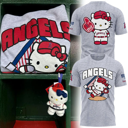 Los Angeles Angels x Hello Kitty 2026 MLB-Inspired T-Shirt