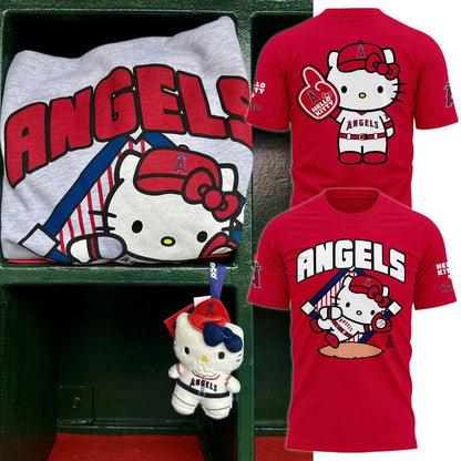 Los Angeles Angels x Hello Kitty 2026 MLB-Inspired T-Shirt