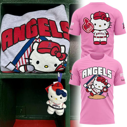 Los Angeles Angels x Hello Kitty 2026 MLB-Inspired T-Shirt