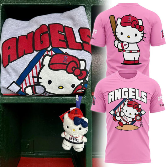 Los Angeles Angels x Hello Kitty 2026 MLB-Inspired T-Shirt