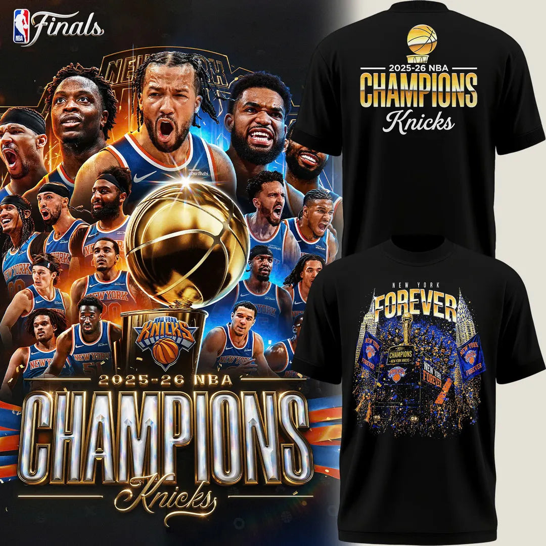 New York Knicks 2026 NBA Finals Champions T-Shirt