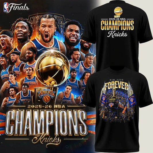New York Knicks 2026 NBA Finals Champions T-Shirt