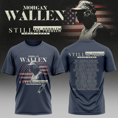 Special Edition Morgan Wallen - Still The Problem Tour 2026 T-Shirt