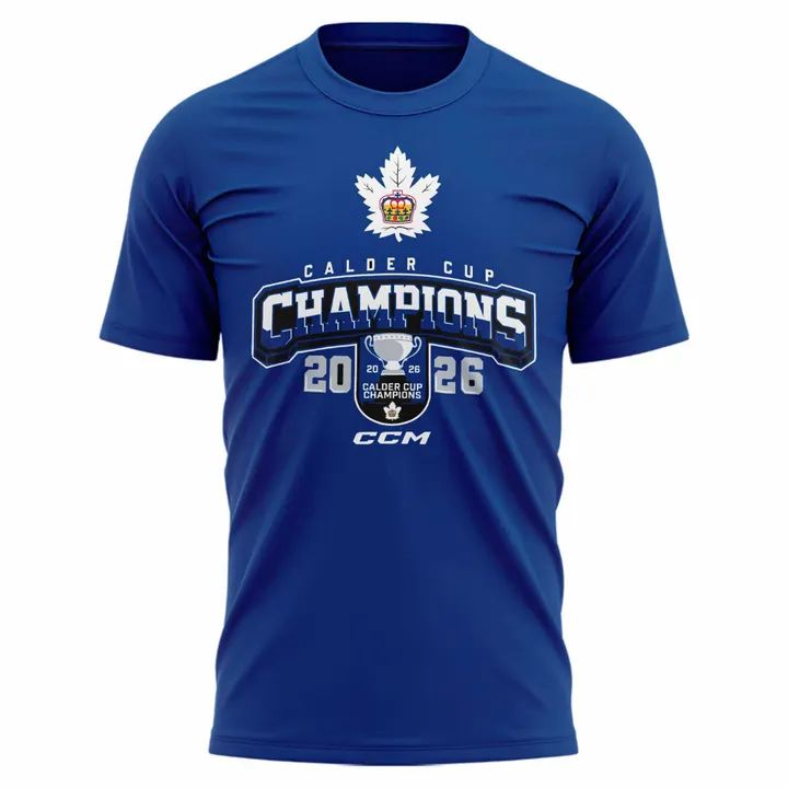 Toronto Marlies 2026 Calder Cup Champions T-shirt - Blue