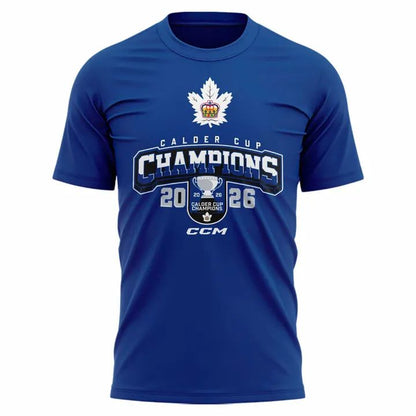 Toronto Marlies 2026 Calder Cup Champions T-shirt - Blue