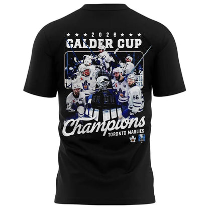 Toronto Marlies 2026 Calder Cup Champ Black T-shirt