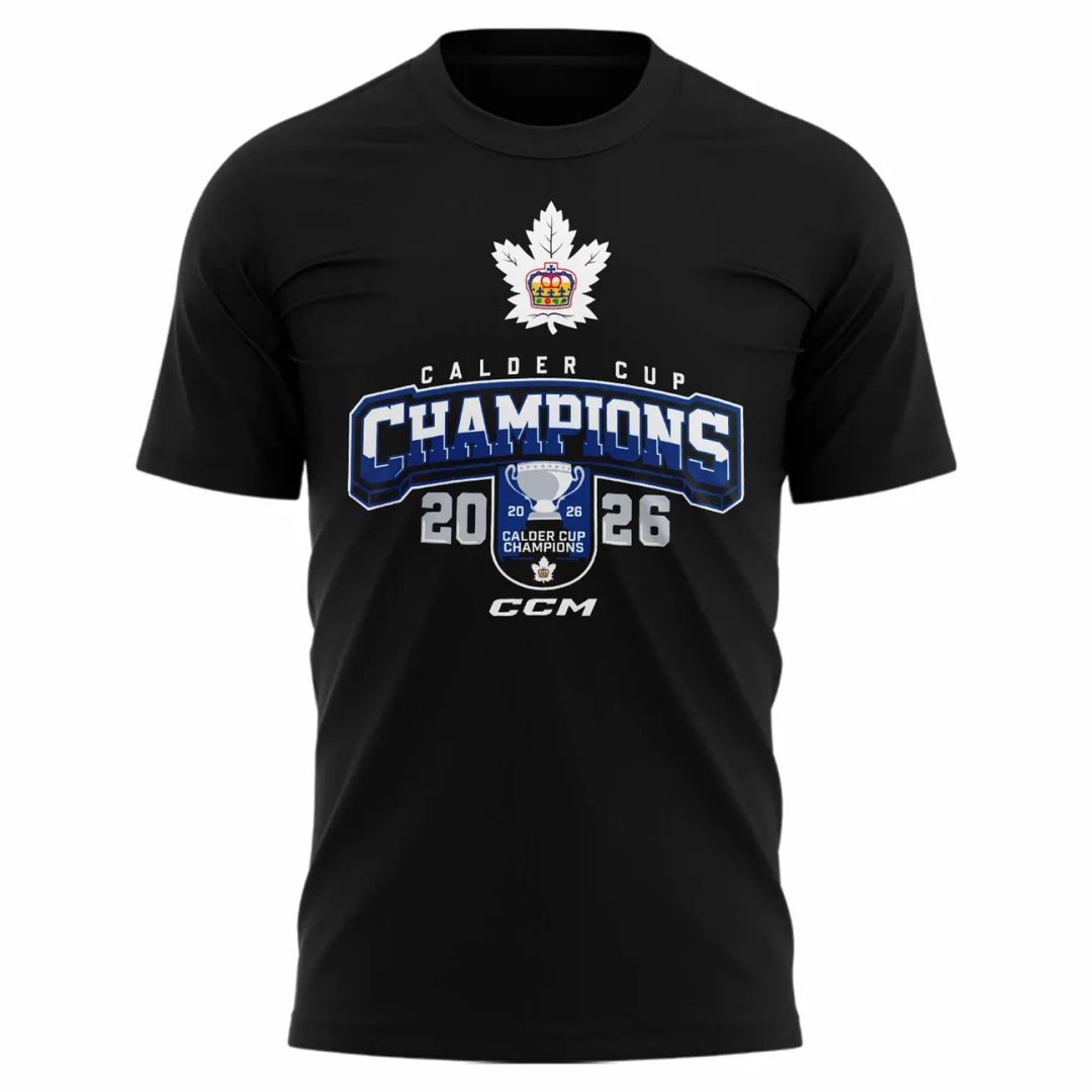 Toronto Marlies 2026 Calder Cup Champ Black T-shirt