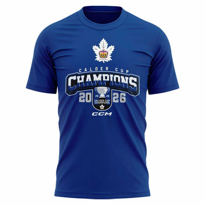 Toronto Marlies 2026 Calder Cup Champ Blue T-shirt