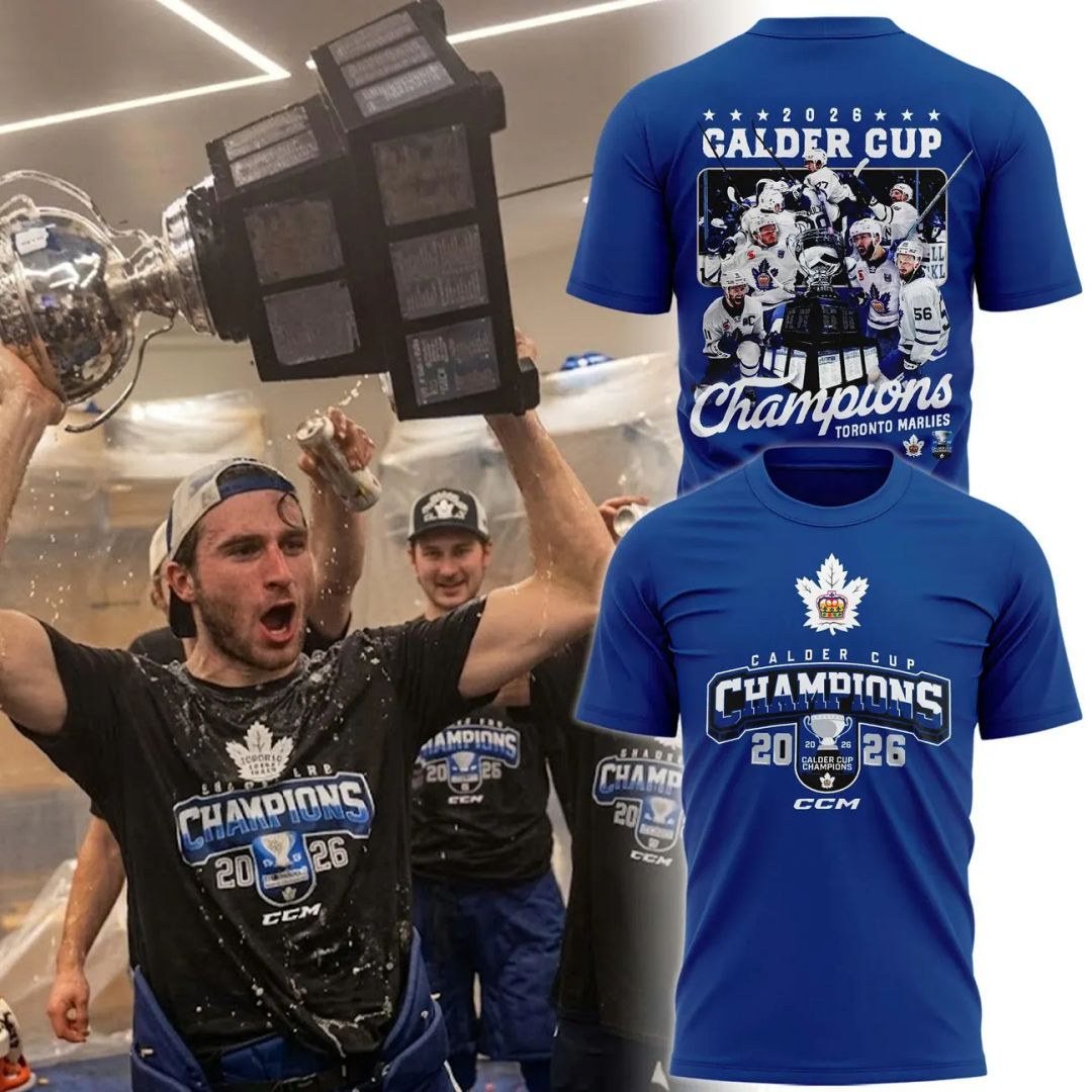 Toronto Marlies 2026 Calder Cup Champ Blue T-shirt