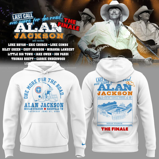 Exclusive Version 2026 Alan Jackson "Last Call... The Finale" Hoodie