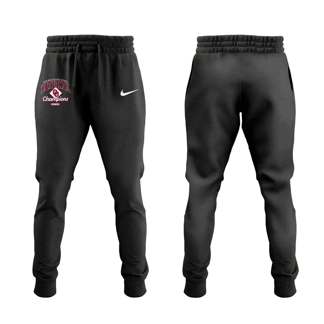 Oklahoma Sooners Charcoal 2026 NCAA Division I Baseball National Champions Locker Room Hoodie