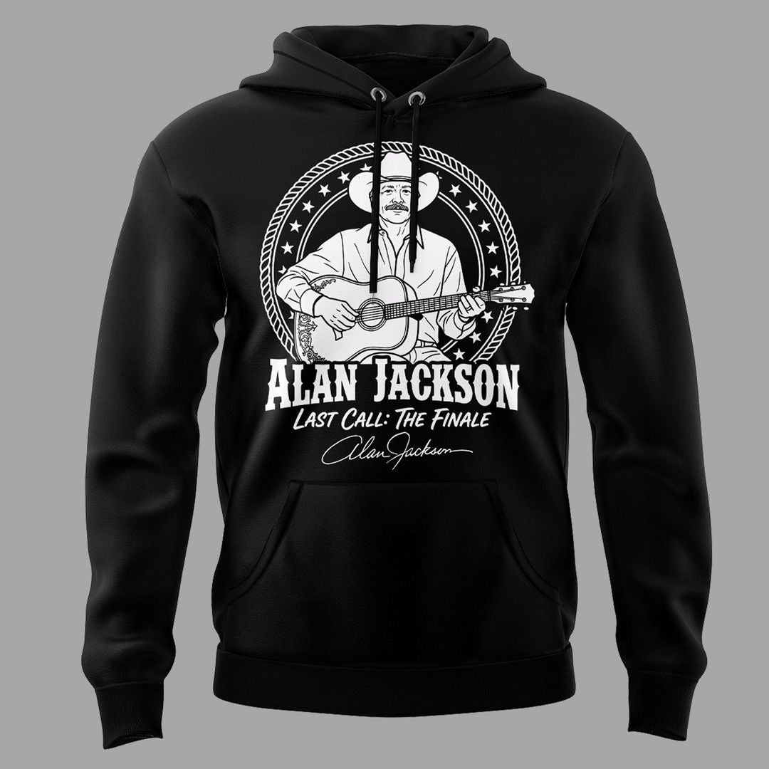 Exclusive Version 2026 Alan Jackson "Last Call... The Finale" Hoodie