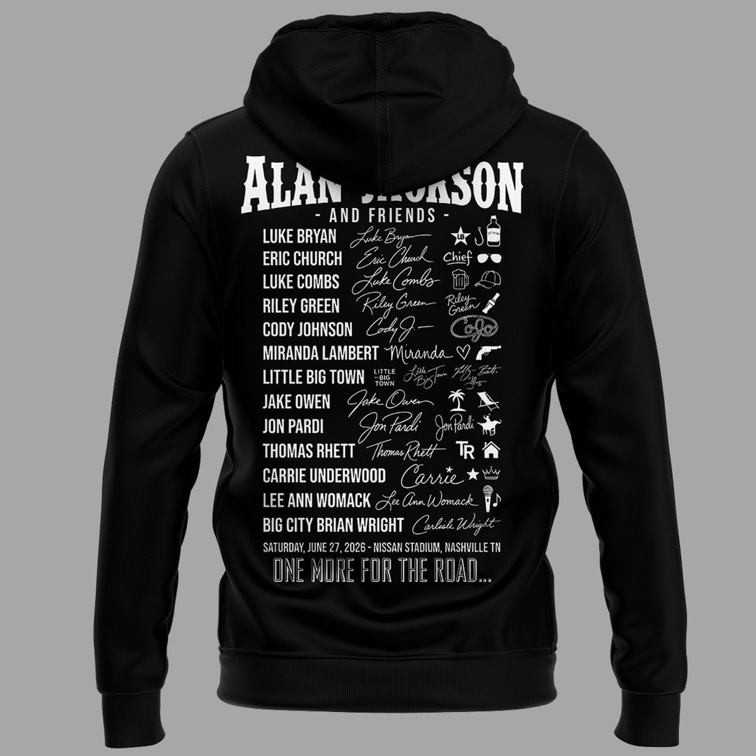 Exclusive Version 2026 Alan Jackson "Last Call... The Finale" Hoodie