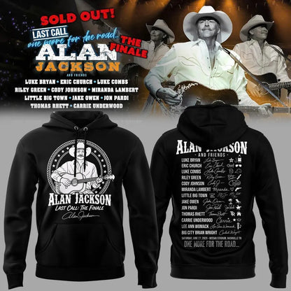 Exclusive Version 2026 Alan Jackson "Last Call... The Finale" Hoodie