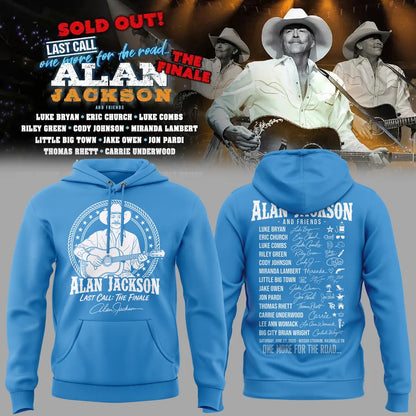 Exclusive Version 2026 Alan Jackson "Last Call... The Finale" Hoodie