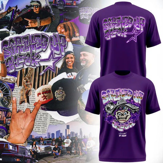 Official Houston Astros x DJ Screw Collection Shirt Purple